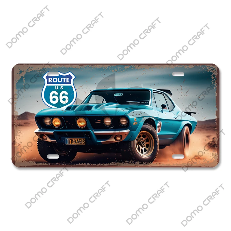 

Металлический знак Route 66 CQDM DECOR