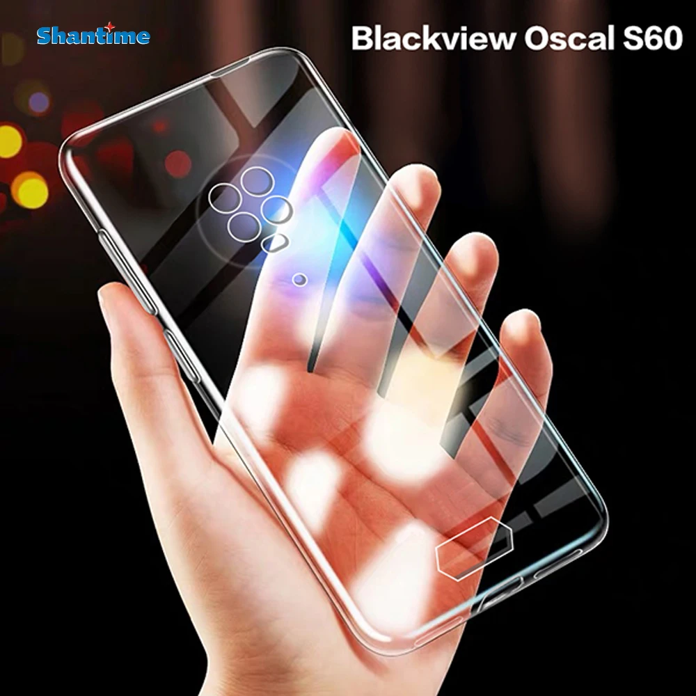 

Ультратонкий Прозрачный мягкий чехол из ТПУ для Blackview Oscal S60 Pro Couqe Funda 5,7 дюймов