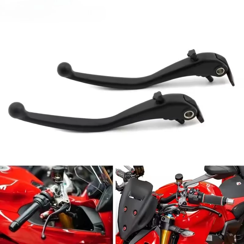 Фото Рычаги тормоза и сцепления для мотоциклов Ducati Streetfighter V2 V4 V4S 2022-2025 (левый и правый) №1