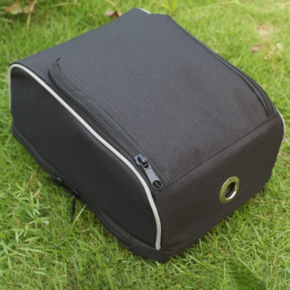 

Новинка 2023, сумка на руль электрического велосипеда, сумка на голову из ткани Оксфорд со светоотражающими полосками, корзина, сумка для хранения аккумулятора