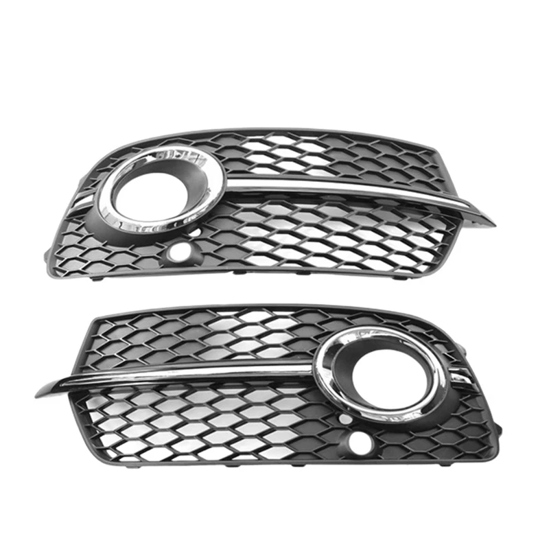 

Car Front Bumper Fog Lamp Grille For Q5 S-Line 2013-2017 8R0807681S 8R0807682S
