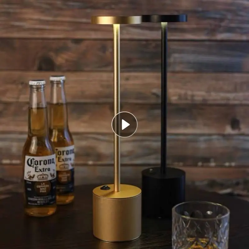 

Modern Aluminium Led Cordless Lamp Dimmable Restaurant Cordless Table Lamp With Usb Rechargeable For Hotel Ktv Bar Dinning Room