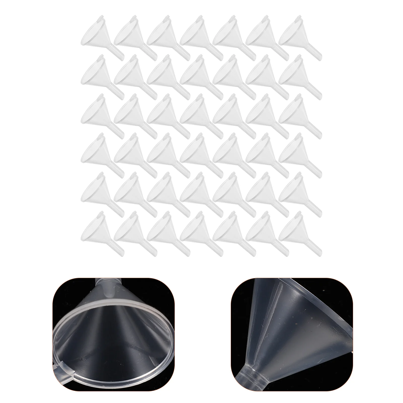 

Wide- Mouth Plastic Funnel Essential Oils Funnel 3.9X3.1CM Clear Plastic Funnels Fragrance Funnel Small Funnel Funnel Set
