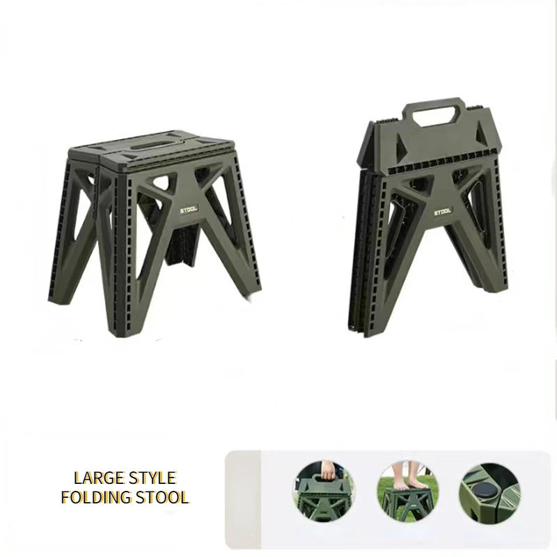 High Load-bearing Reinforced Pp Plastic Triangle Stool