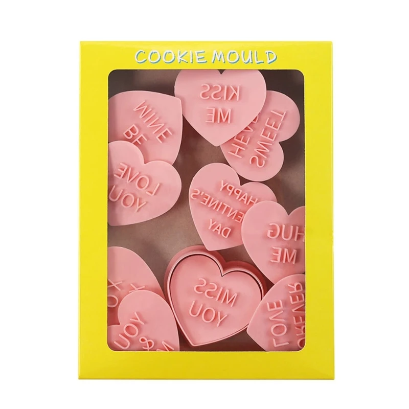 

3D мультфильм, дневной бисквит на День святого Валентина, форма «сделай сам», украшение для помадки, Прямая поставка