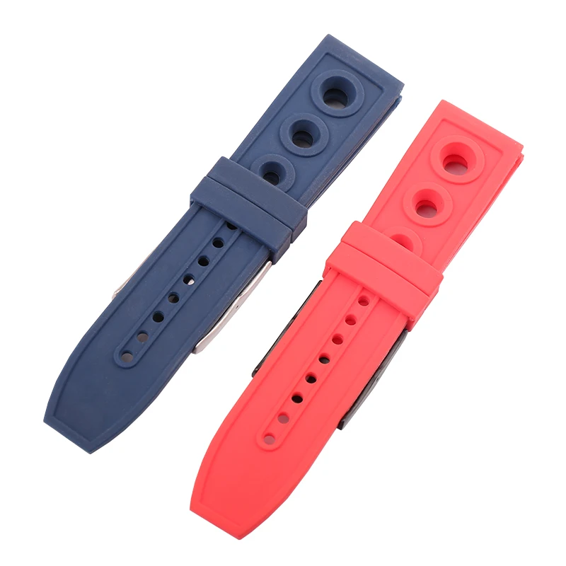 Watch accessories suitable for Breitling series rubber watchband men's and women's universal sports waterproof watchband