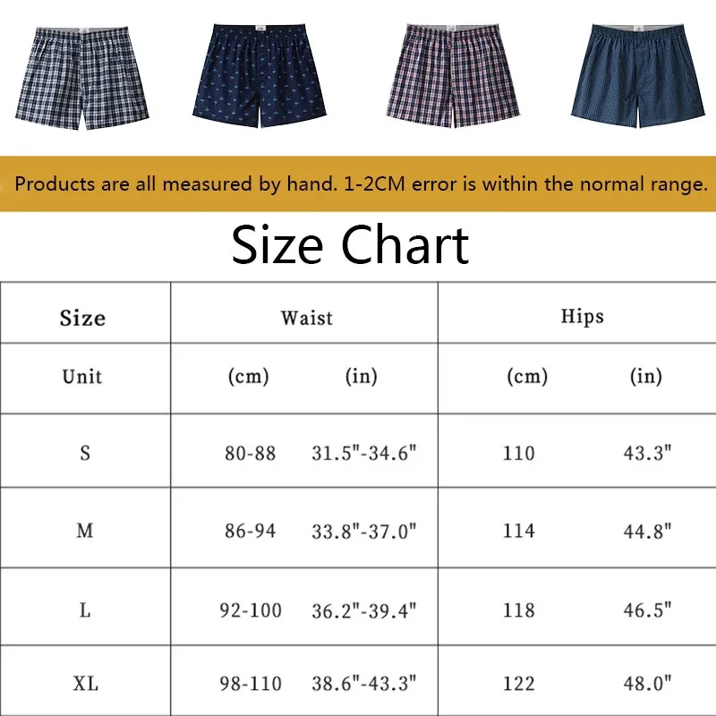 5Pcs/Lot Men Underwear Boxers Shorts Casual Cotton Sleep Underpants Quality Plaid Loose Comfortable Homewear Striped Arrow Panty