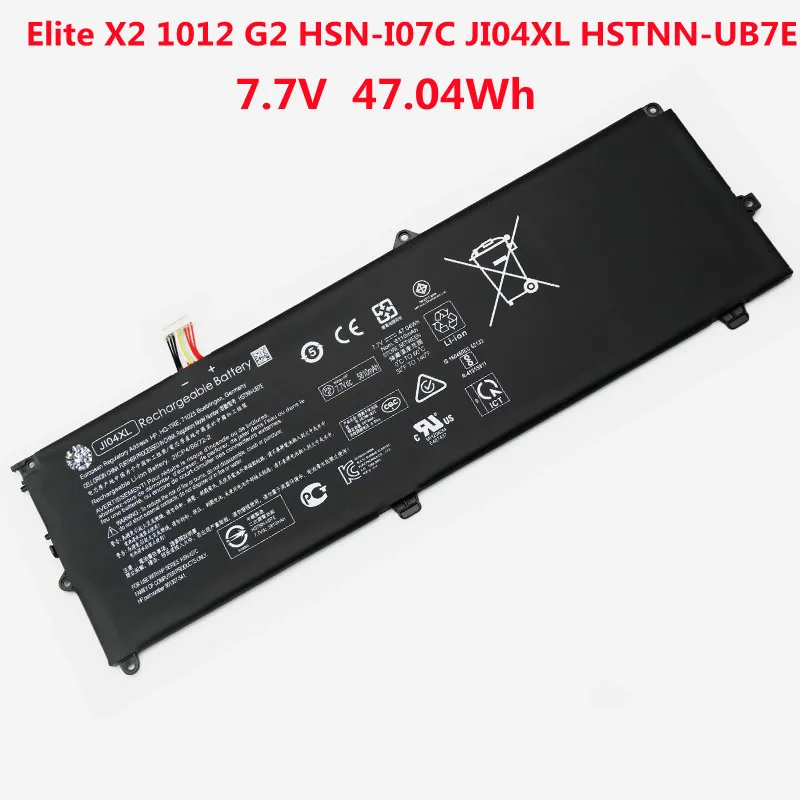 Оригинальный аккумулятор JI04XL для ноутбука HP Elite X2 7 G2 Table 1LV76EA HSN-I07C 1012-901247 855-901307 |
