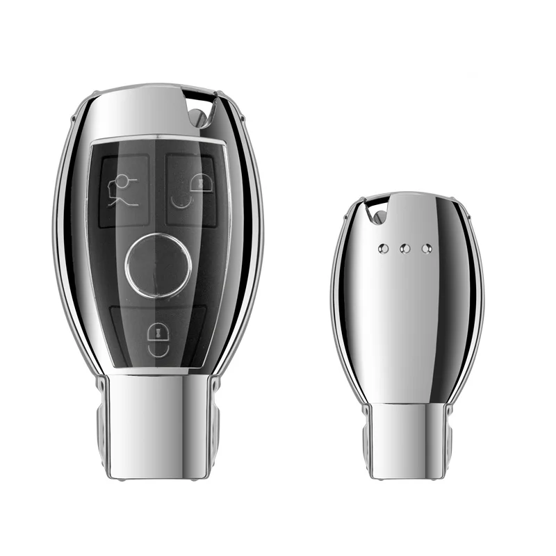 

Car Remote Key Case Fob Cover Holder Shell for Mercedes Benz A B C E S CLS CLK CLA SLK Class W203 W205 W210 W211 AMG Keychains