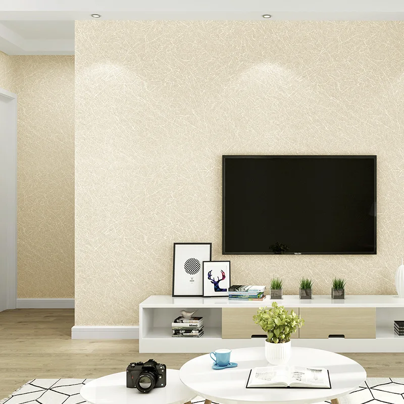 

3D Wallpaper PVC Wall Paper Decoration Beige Pink Green Blue White Modern 10m Living Room Home Bedroom Design Hotel Mural Panel