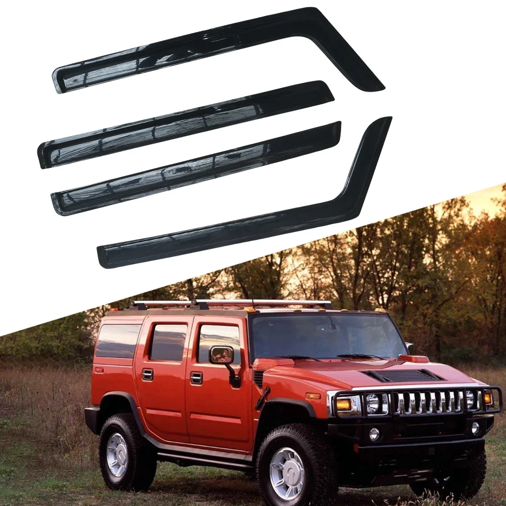 Ветровые дефлекторы для боковых окон автомобиля Hummer H2 H3 2003-2009 козырек от дождя