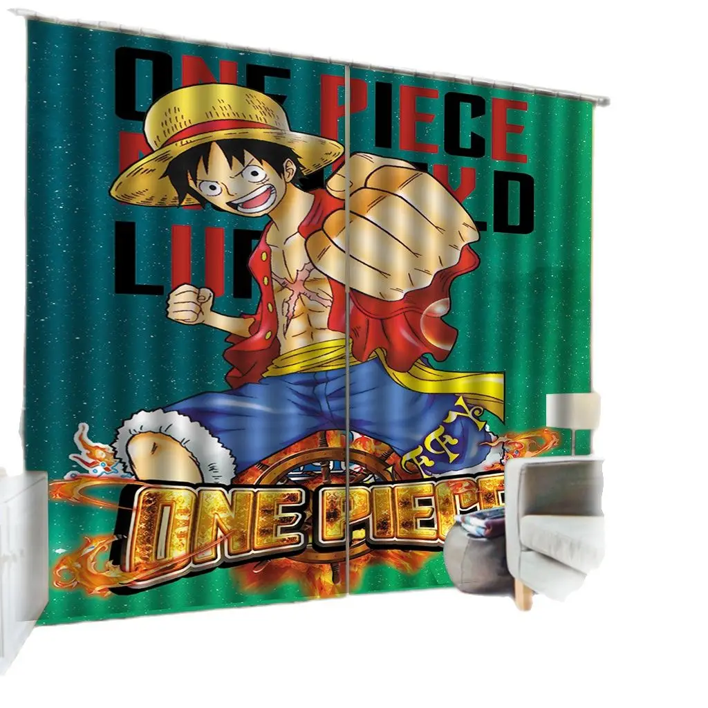 

Popular Pirate King Animation Theme Children's Shading Bedroom Living Room Curtain