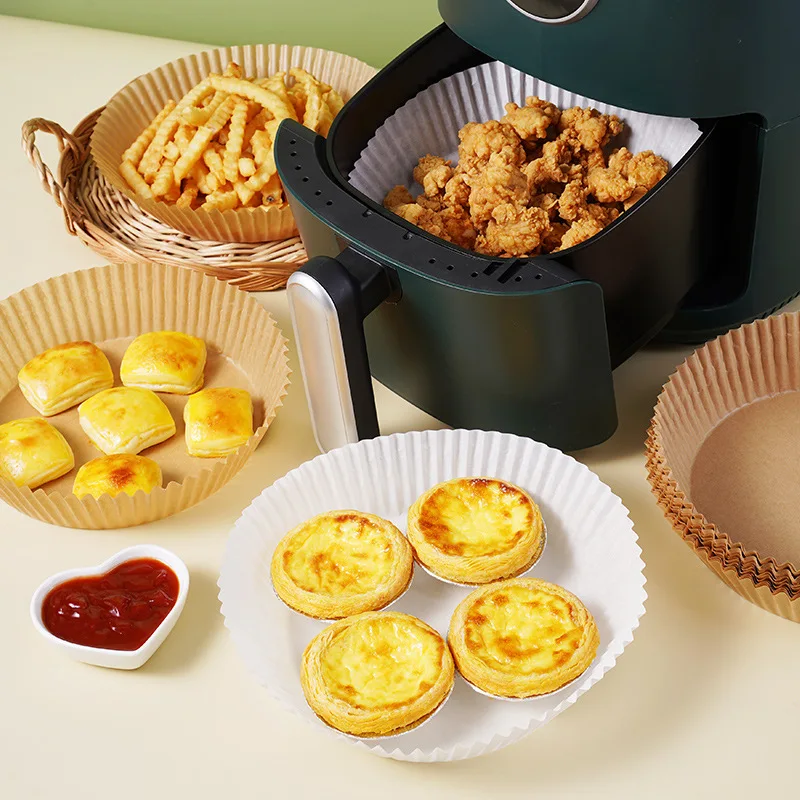 

Air Fryer Disposable Paper Inner Liner Oil-proof Non-stick Paper Pad Oven Utensils High Temperature Baking Kitchen Tools