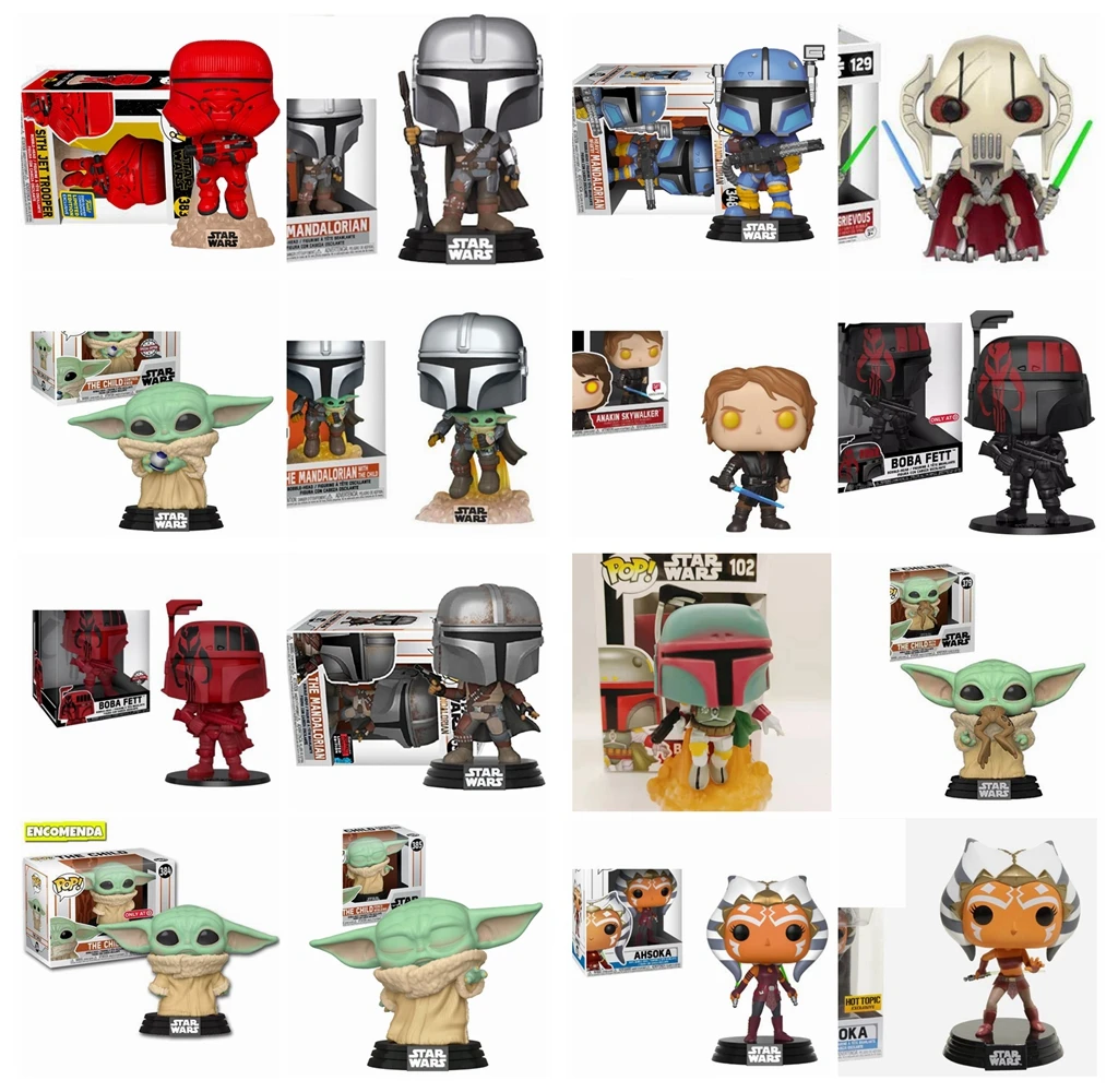 Фигурки FUNKO из поп-войн генерал гривус 129 # Королева Амидала мандалор 29 игрушки