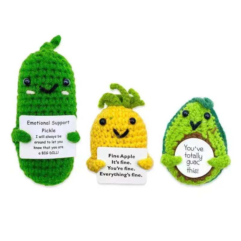 Вязаная кукла-ананас