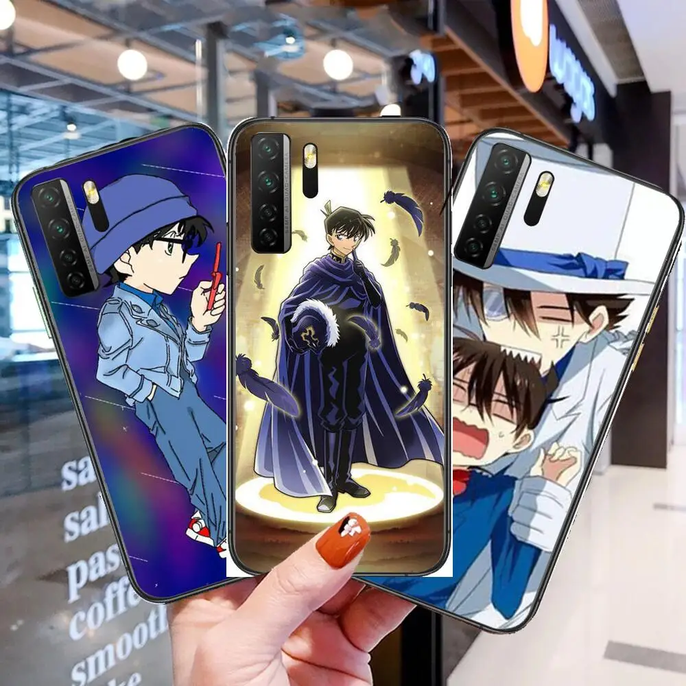 

HD-Anime Conan Black Soft Cover The Pooh For Huawei Nova 8 7 6 SE 5T 7i 5i 5Z 5 4 4E 3 3i 3E 2i Pro Phone Case cases