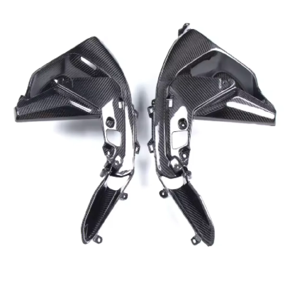 Фото Накладки на воздухозаборники из сухого карбона 3K для BMW R1300GS R1300 GS 2023 2024, аксессуары для мотоциклов №2