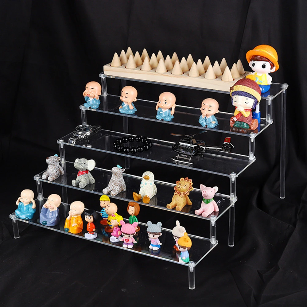 אקריליק תצוגת stand עבור Amiibo Funko פופ דמויות, Cupcake קוסמטי לק חימר פסלון תכשיטי עבור תצוגת Stand Riser
