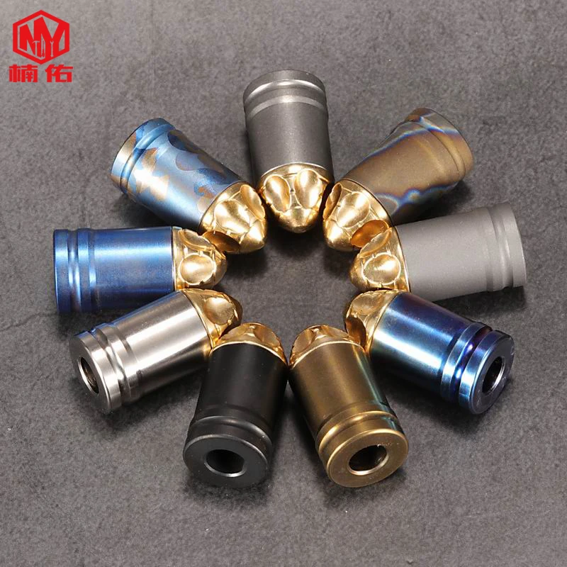 

1PC EDC Paracord Beads Titanium Alloy Bullet Lanyard Pendants Knife Beads Parachute Cord Rope Bead Army Fan Keychain Pendant