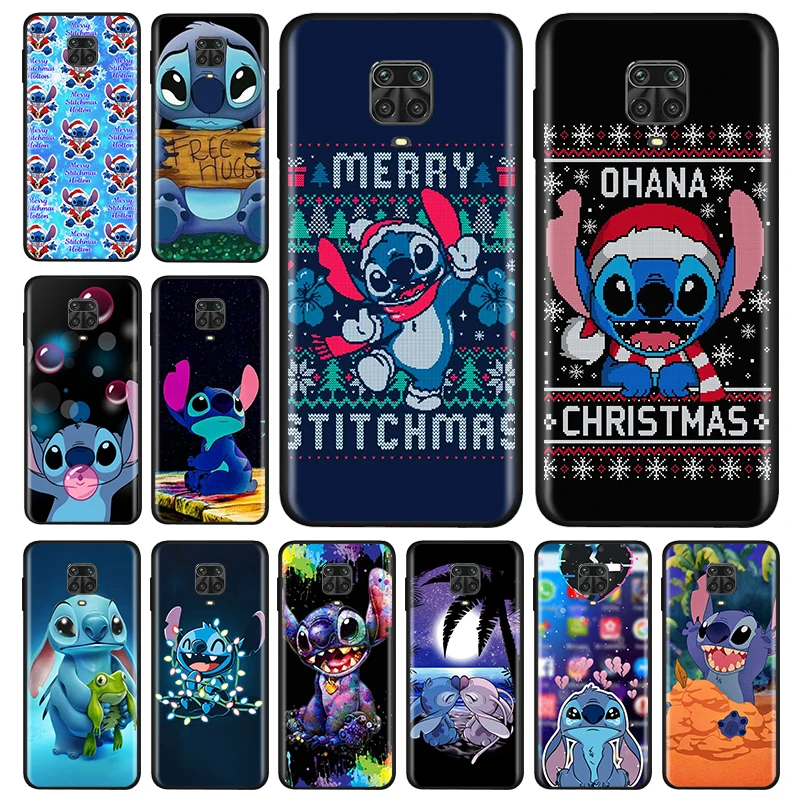 

Shockproof Cover Disney Cartoon Animation Lilo Stitch For Redmi Note 5 6 7 8T 8 9T 9S 9 10 10S 11 Prime Pro Max Black Phone Case