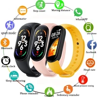 women men sport smart bracelet 2022 new m7 smart watch pedometer bluetooth heart rate blood pressure smartwatch for android ios