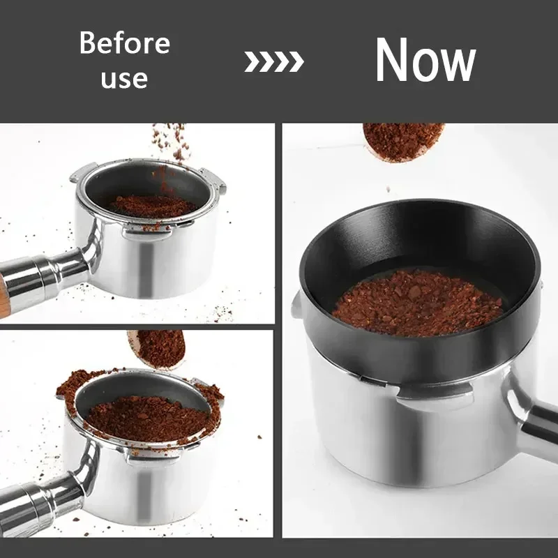 51 мм 53 58 алюминиевое кольцо для дозирования кофе эспрессо магнитная дозирующая