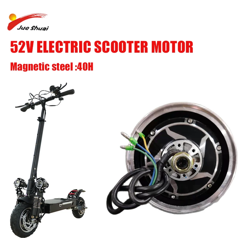 

10inch Off road Tire 52V 2000W /2600W Electric BIcycle Motor Engine Wheel For Dual Drive Folding Electric Scooter DIY BrulMotor