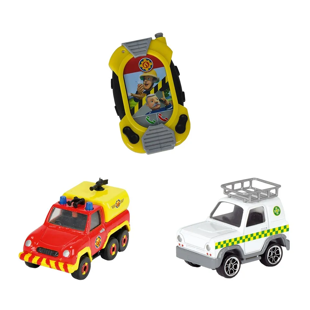 

Fireman Sam 3 pcs Set Venüs + Vet + Radio Fireman Sam Bundle Set