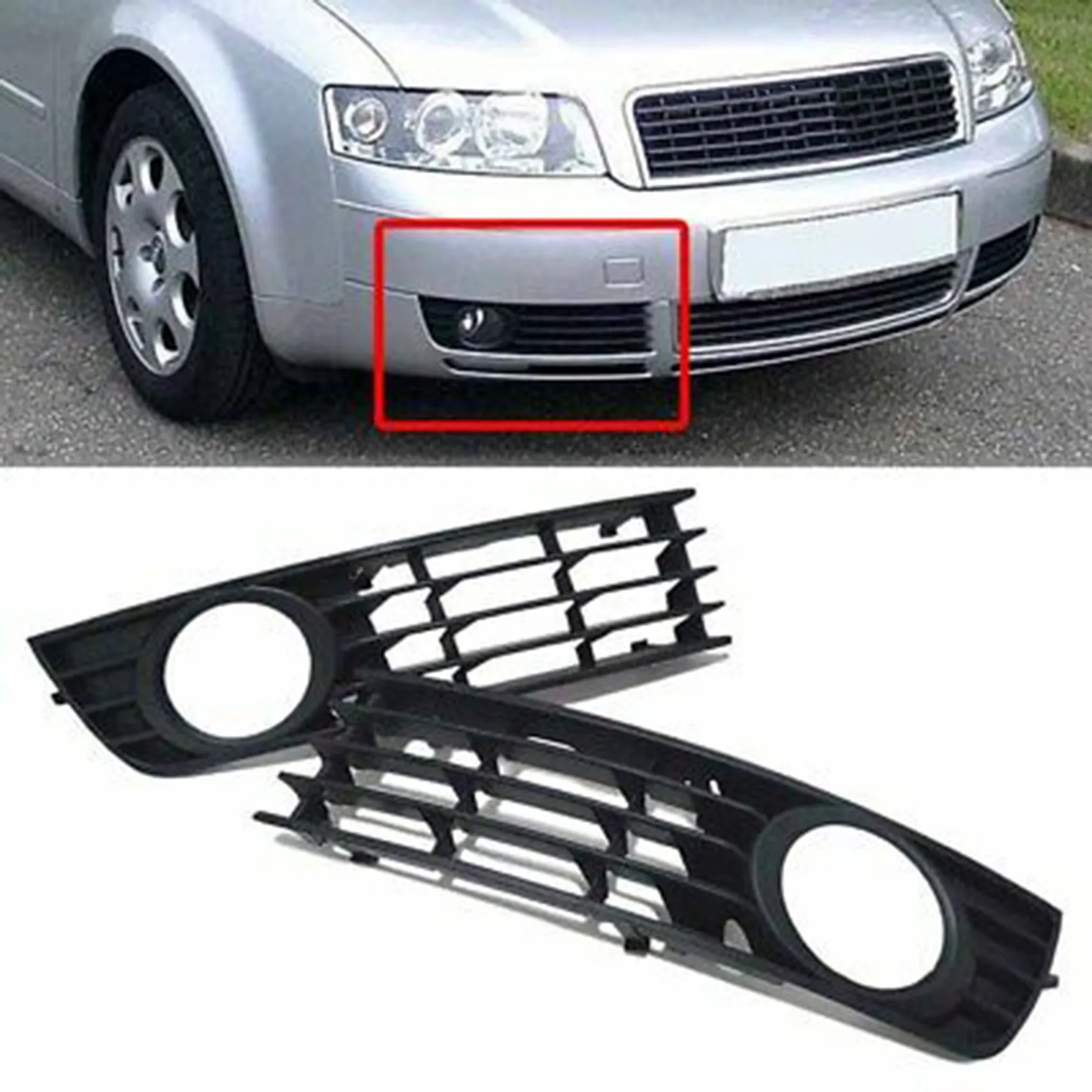 Передняя противотуманная фонарь передняя решетка для левой и правой