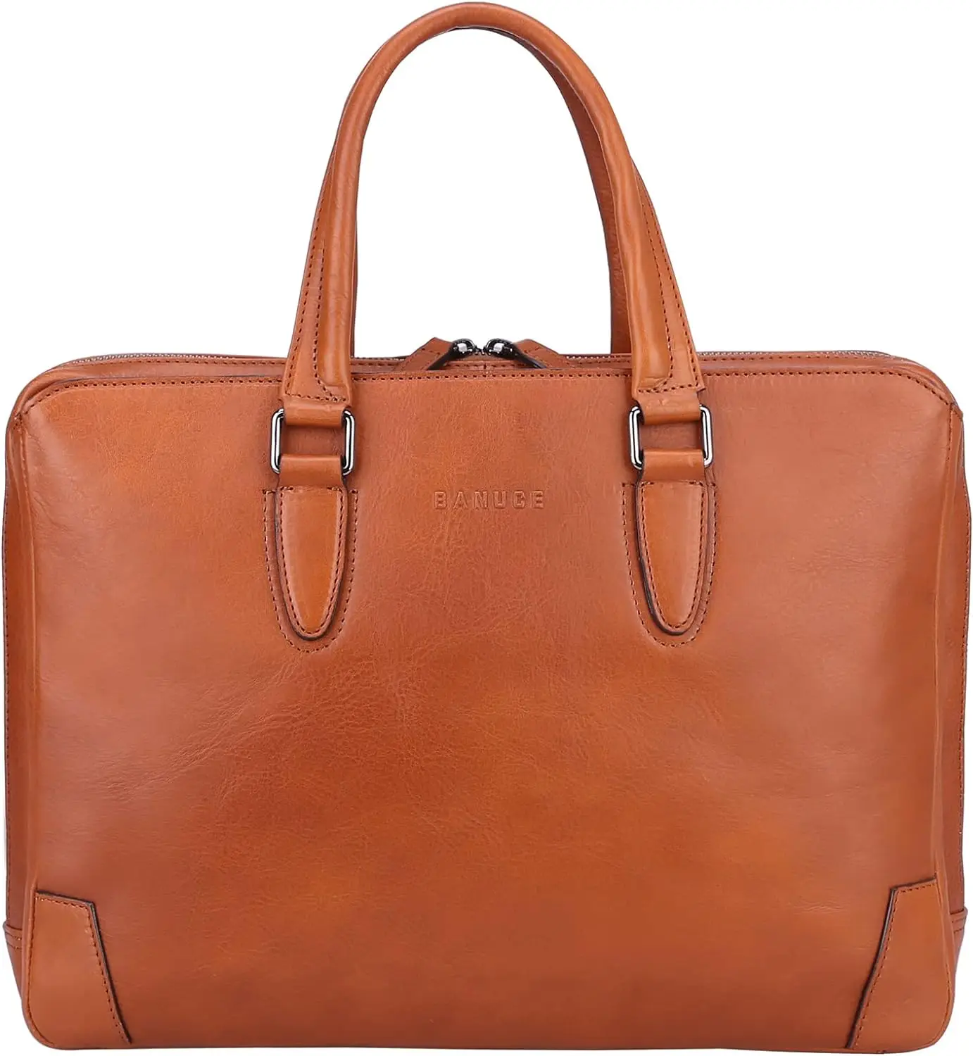 

Портфель мужской из зернистой итальянской кожи, чемоданчик для ноутбука 14 дюймов, для путешествий/бизнеса