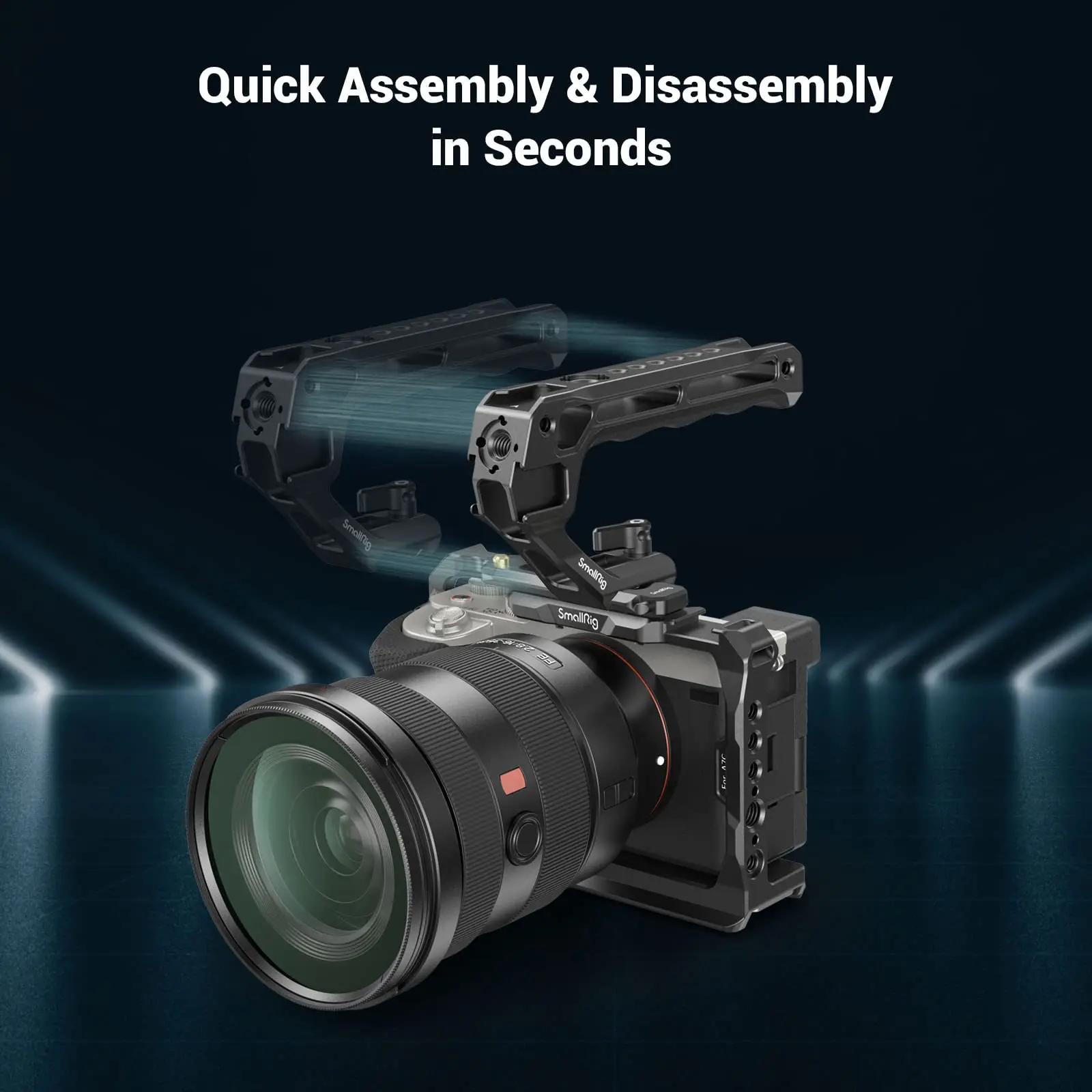 Верхняя ручка SmallRig NATO для камеры Sony Canon Nikon с холодным башмаком микрофона