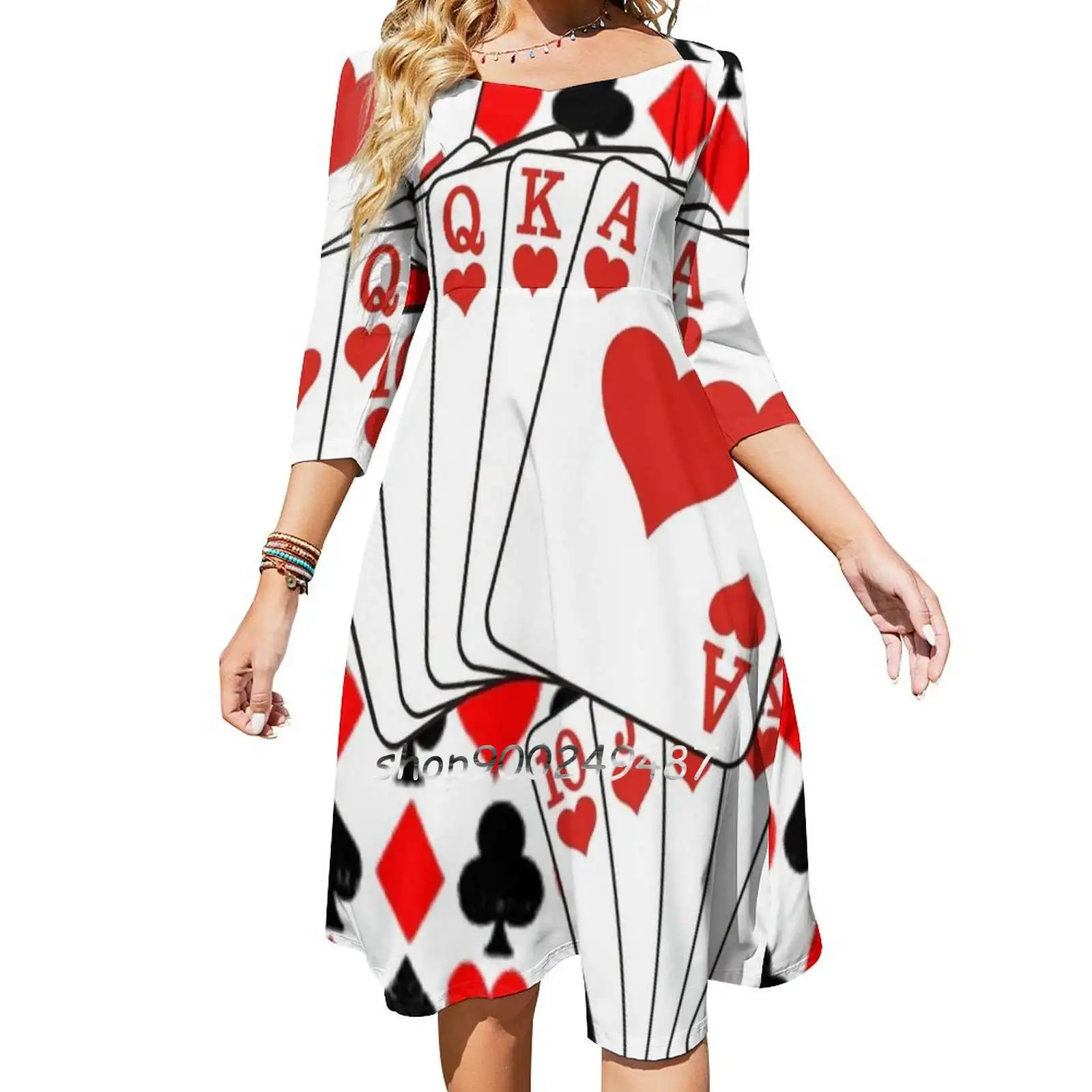 Вечерние платья с красными сердечками для казино сексуальное платье миди