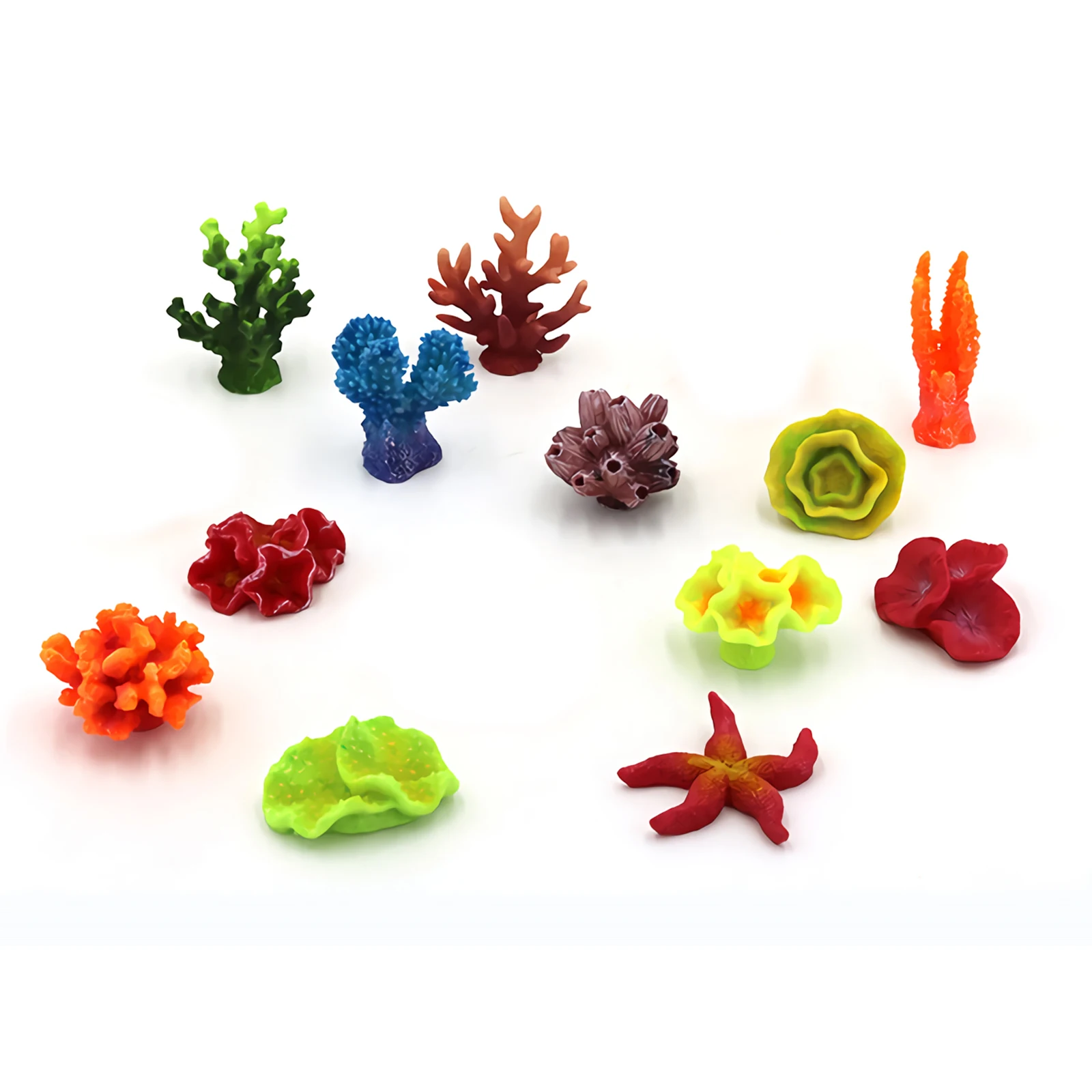 

1PCS Aquarium Coral Decor Mini Artificial Resin Coral Tree Underwater Ornament Plant Decorations Fake Plant