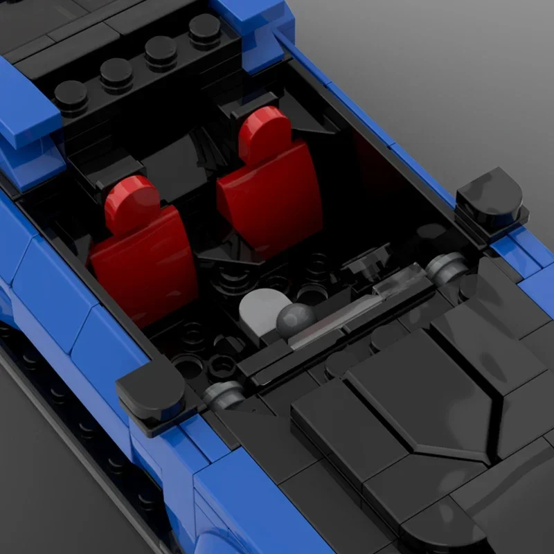 Городской автомобиль Speed Champion Модель MOC Строительные кирпичи ZL1 1LE Спортивный