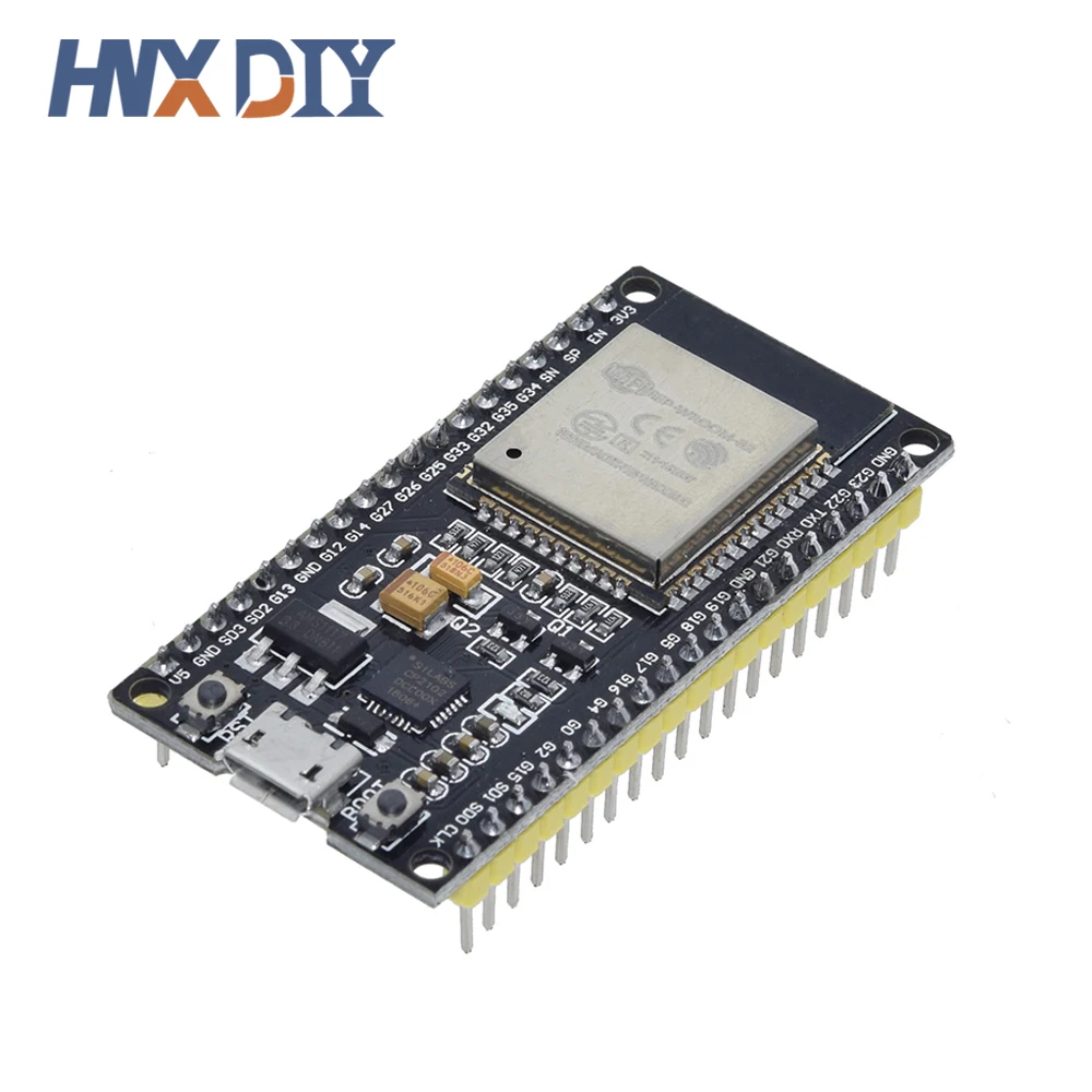 ESP-32 ESP32 Беспроводная макетная плата с Wi-Fi и Bluetooth, 2,4 ГГц, CP2102, двухъядерный модуль с микро-USB, аналогичный ESP8266
