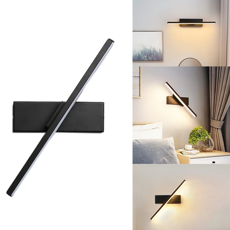 

Modern Indoor LED Wall Lamp Living Room Decor 6W Rotatable Adjustable Angle Wall Light Home Lighting Fixture
