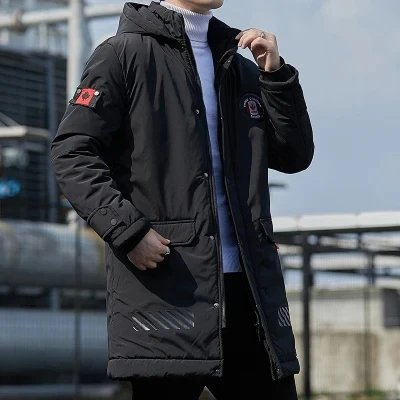 Winter Jacket Men Coat Warm Parka Oversized Thicken Long Cotton Coat Puffer Jackets Streetwear Male Down Jacket Men Clothing