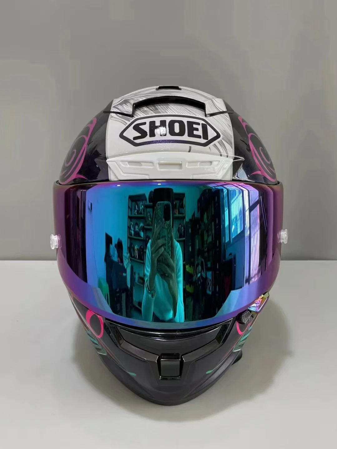 Полнолицевой мотоциклетный шлем X14 X-14 Marquez с глянцевыми перьями для езды на