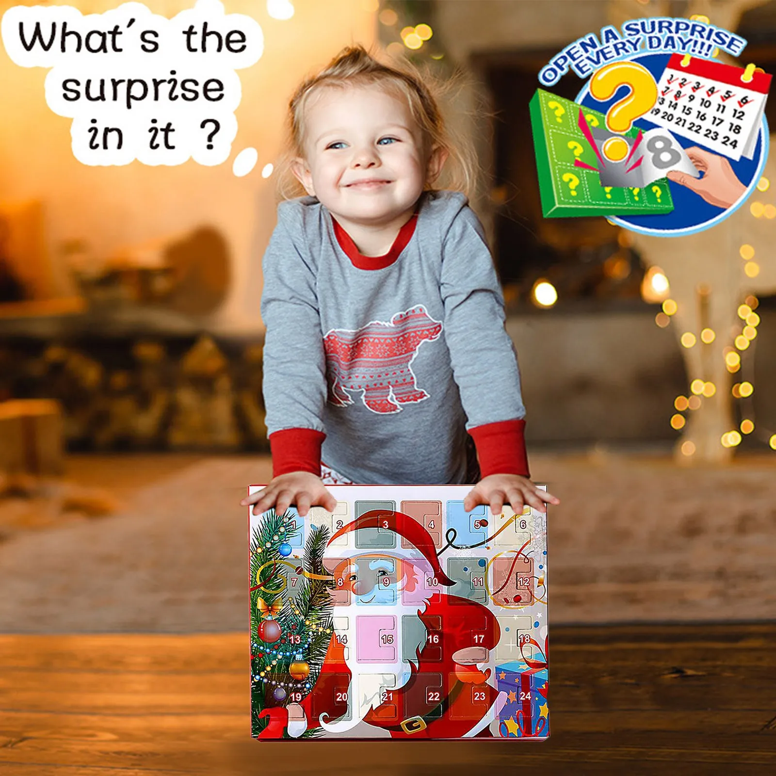 

Christmas Countdown Advent Calendar 2023 With Fashion DIY Bracelet Necklace Charms Jewelry Advent Calendars Special Meaning