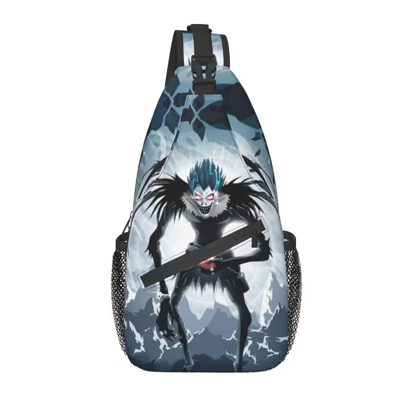 

Мужской рюкзак на ремне через плечо с принтом «тетрадь смерти»