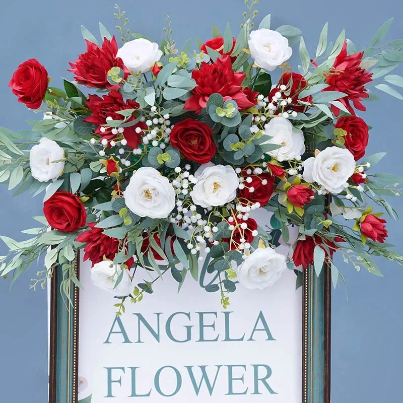 Искусственный цветок дорога свинцовый пол цветочный ряд свадебное украшение