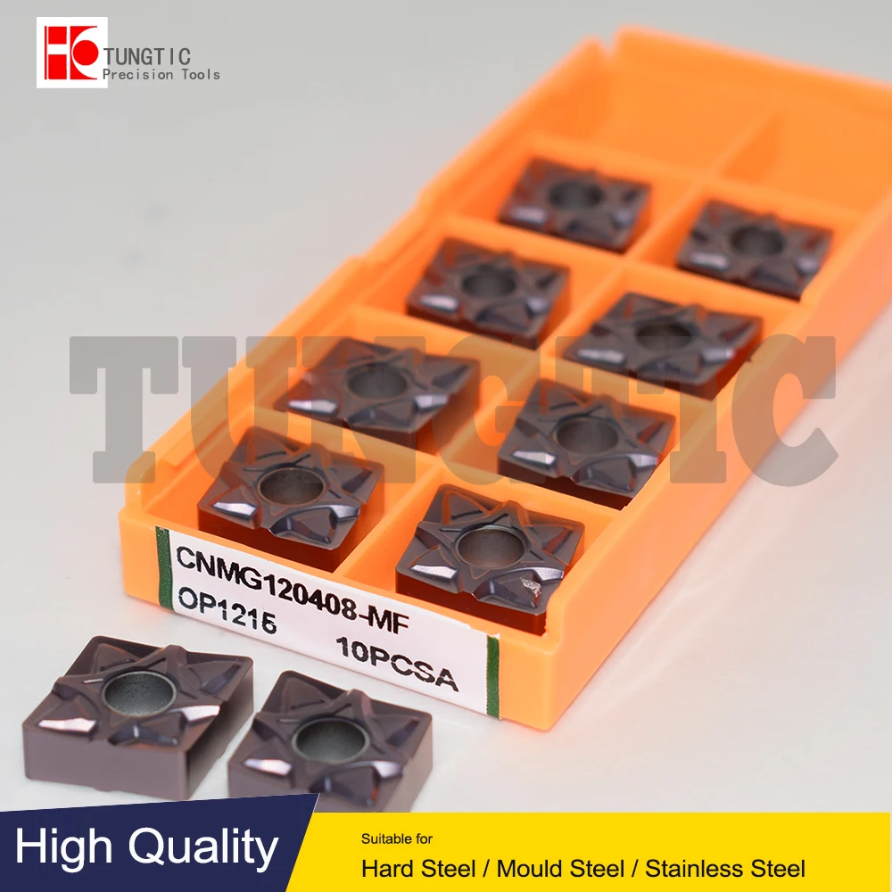 

CNMG120408-MF OP1215 Milling Cutter CNC Insert Lathe Cutting Tool Lathe Machining Metal Turning Tools CNMG120408 CNMG 120408