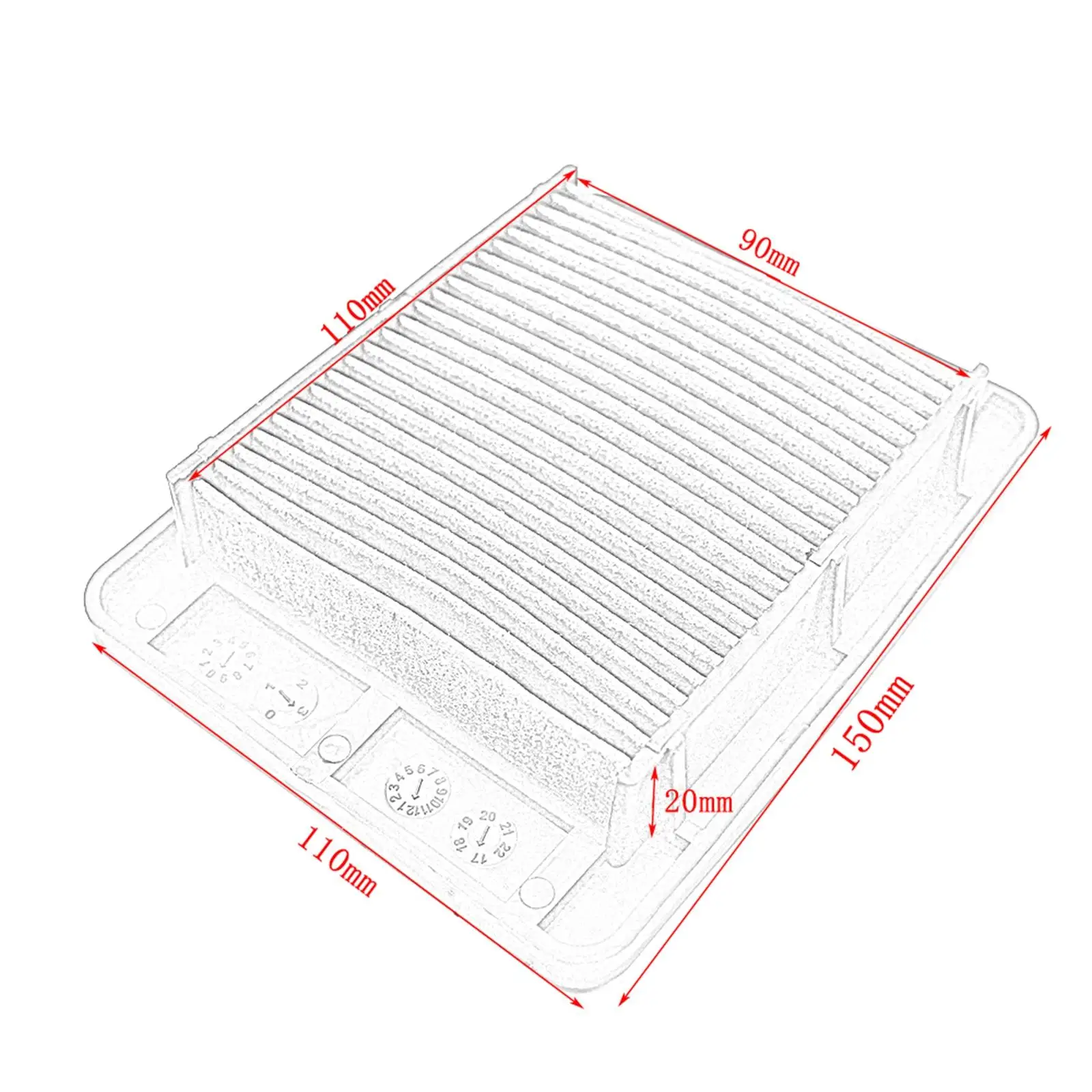 Воздушный фильтр заменяет высокопроизводительный очиститель
