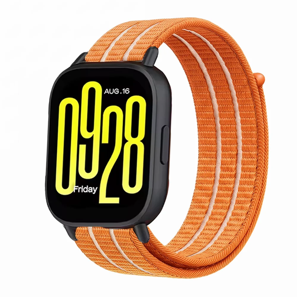 Фото Нейлоновый ремешок для Redmi Watch 5 Lite/5 Active, спортивный дышащий браслет, ремешок для Xiaomi Redmi Watch 5 Active, 22 мм, ремешки для часов. №4