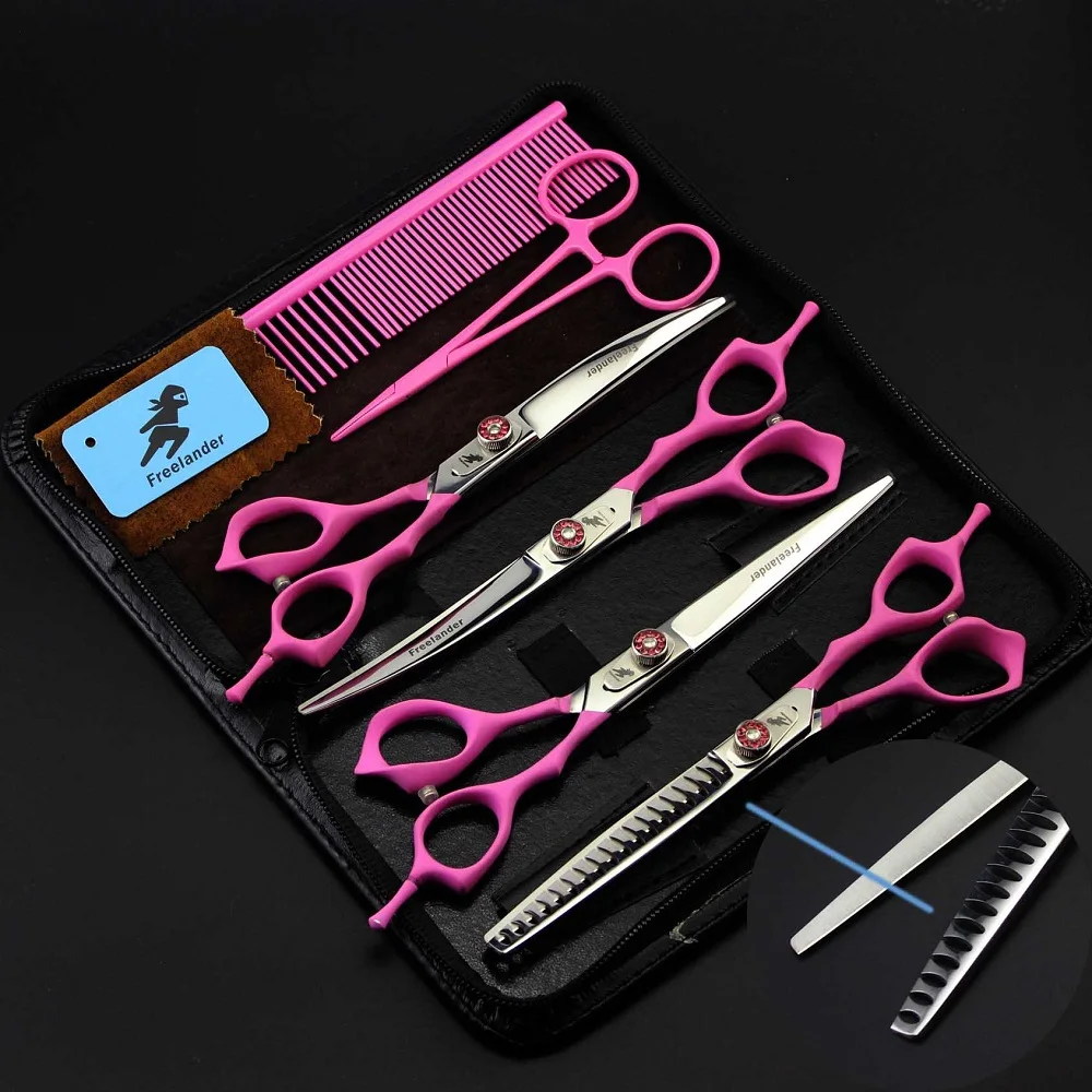 набор ножниц для стрижки собак. ножницы для груминга 6inc. ножницы грумерские набор профессионал. набор ножниц для грумера. ножницы грумерские набор профессионал.