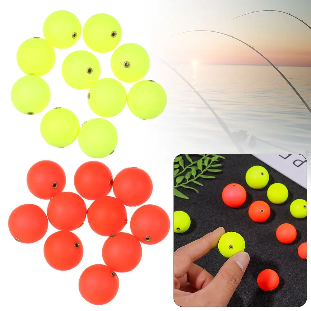 

10PCS 20mm-30mm Foam Floats Ball Beads Beans Fishing Float Bottom Rig Rigging Material Fishing Tackle Accessories Pick Size