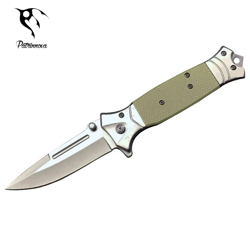 

Outdoor Fiberglass Camping Knife Stainless Steel Survival Tactical Folding Knife Multifunctional Portable Fruit Knife Spot
