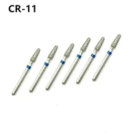 10pcskit dental diamond burs medium fg 1 6m for high speed handpiece drill for clinic cr 11