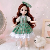 new 12 inch 30cm bjd movable 23 joints doll with clothes shoes fairy princess model girl toys birthday gift