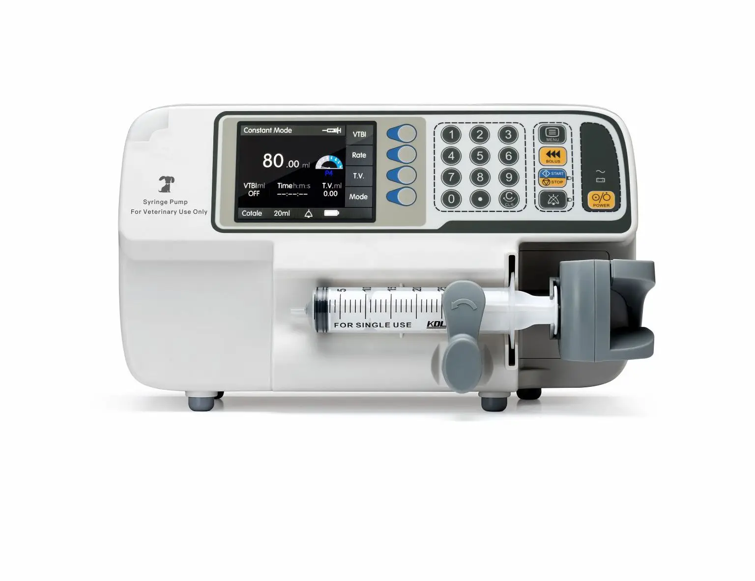 

Wondfo HF-610C Syringe Pump for Vet Pet Clinic Veterinary Equipment Safer Injection